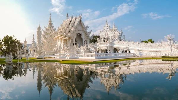 Beyaz Tapınak Chiang Rai Tayland Wat Rong Khun Chiang Rai — Stok fotoğraf