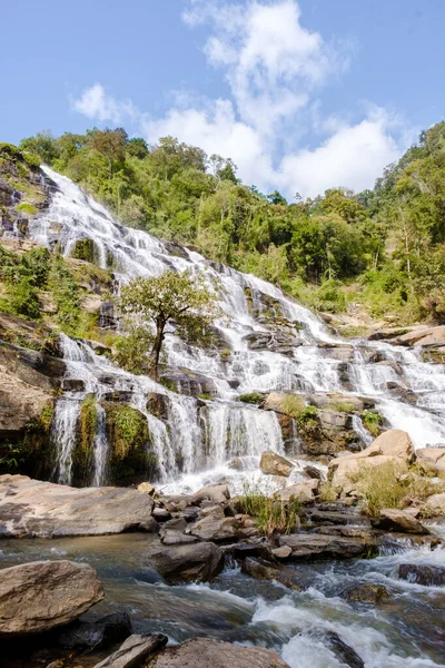 Mae Waterfall Doi Inthanon National Park Thailand Chiang Mai — Stok Foto
