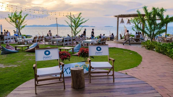 Pattaya Thailand December 2022 View Cafe Restaurant Oxygen Beachfront Oasis — Stock Photo, Image