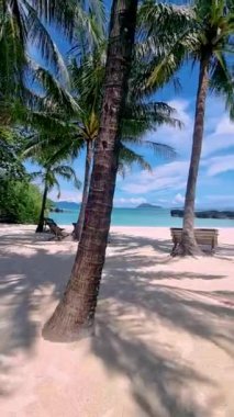 Tropical Island Koh Kham in the Koh Chang archipelago of Trat Thailand. 