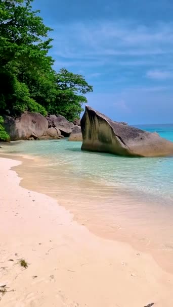 Tropical Island Similan Southern Thailand — Vídeo de stock