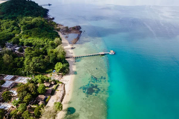 Aerial View Drone Tropical Beach Phuket Thailand — Photo