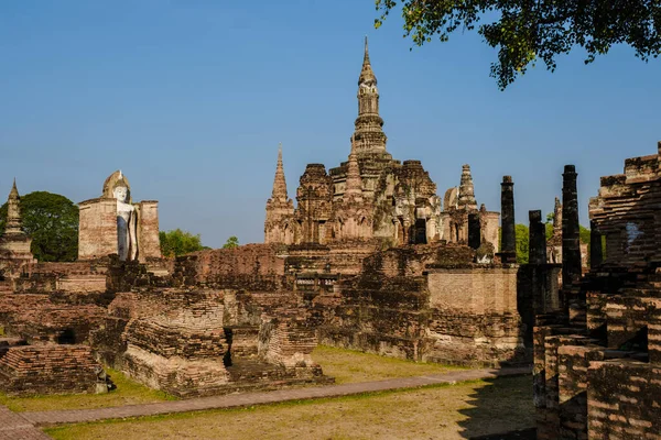 Wat Mahathat Vieille Ville Sukhothai Thaïlande Ancienne Ville Culture Asie — Photo