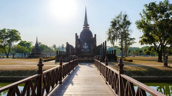 Wat Sit Sukhothai Città Vecchia Thailandia Antica Città Cultura Dell — Foto Stock