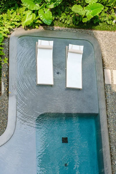 Πισίνα Ένα Art Deco Πολυτελές Ξενοδοχείο Αρχιτεκτονικής Από Δεκαετία Του — Φωτογραφία Αρχείου