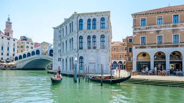 Canals Venice Italy Summer Europe Architecture Landmarks Venice Italy Europe — Stock Photo, Image