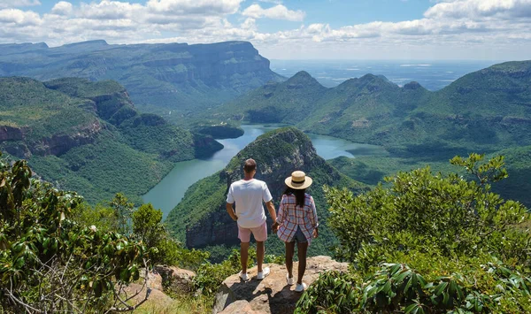 Panorama Route South Africa Blyde River Canyon Three Rondavels View — Foto Stock