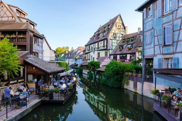 Colmar Fransa Temmuz 2021 Colmar Renkli Romantik Şehrinin Güzel Manzarası — Stok fotoğraf
