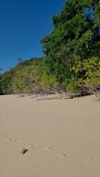 Koh Kradan Island Praia Tropical Tailândia Trang — Vídeo de Stock