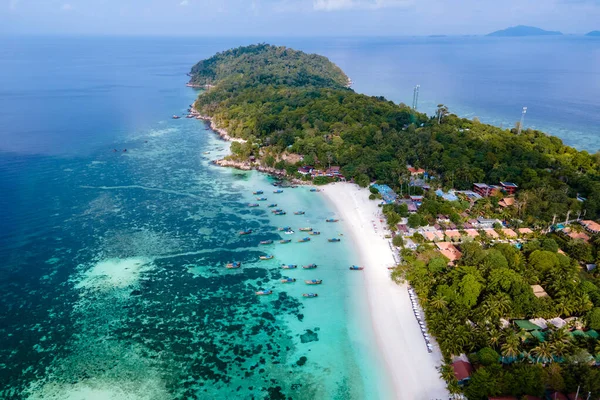 Вид Дрон Пляж Острова Ліп Таїланді — стокове фото