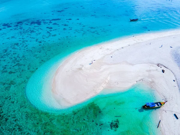 Вид Беспилотника Пляже Острова Липе Таиланде — стоковое фото