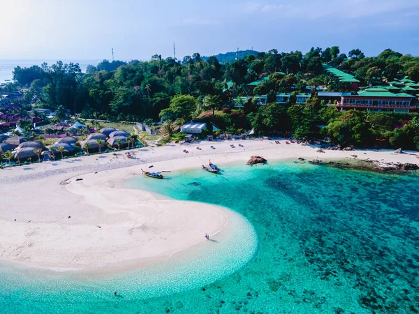 Banco Sabbia Nell Oceano Koh Lipe Island Thailandia Meridionale Con — Foto Stock