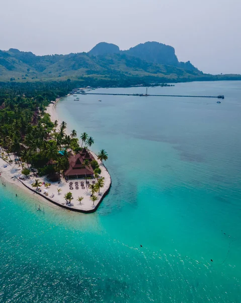 Тропічний Острів Мук Андаманському Морі Таїланді Тропічний Пляж Білим Піском — стокове фото