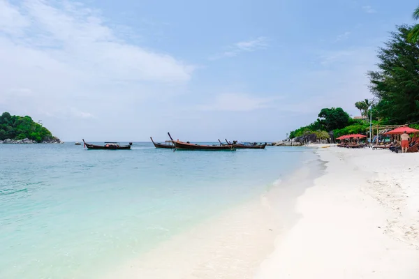 Koh Lipe Island Tailândia Uma Ilha Tropical Com Oceano Azul — Fotografia de Stock