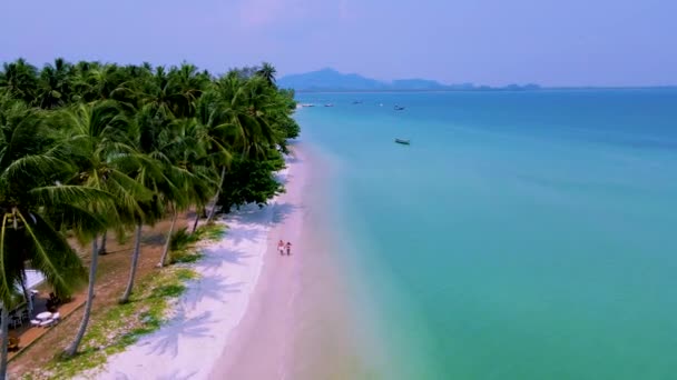 Koh Mook Island Eller Koh Muk Trat Thailand Tropisk Vit — Stockvideo