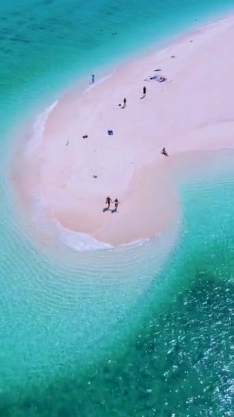 Песчаный Бар Острове Липе Koh Lipe Island Satun Thailand Тропическим — стоковое видео