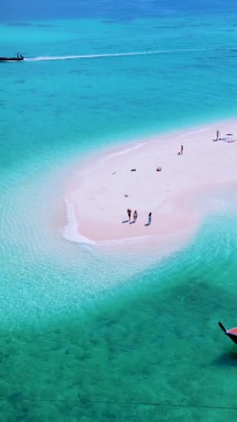 Bar Areia Koh Lipe Island Satun Tailândia Com Uma Praia — Vídeo de Stock