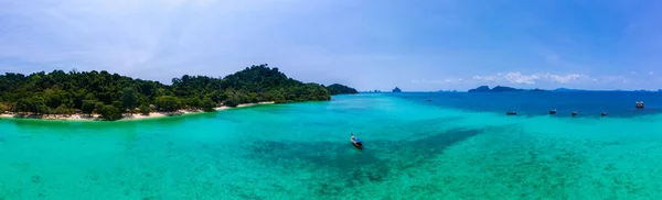 Panoramic View Sky Koh Kradan Island Thailand Voted Best Beach — ストック写真