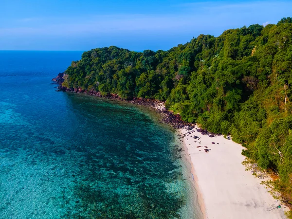 Koh Kradan Island Νότια Ταϊλάνδη Ψήφισε Νέα Παραλία Στον Κόσμο — Φωτογραφία Αρχείου