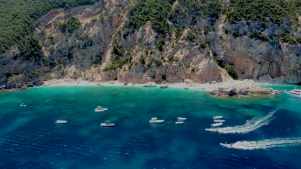 이탈리아의 사르데냐 칼라비리아 근처의 해변이라고 — 비디오