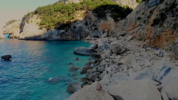 Cala Goloritze Baunei Sardinia 이탈리아 Golfo Orosei Cala Gonone 이탈리아에서 — 비디오