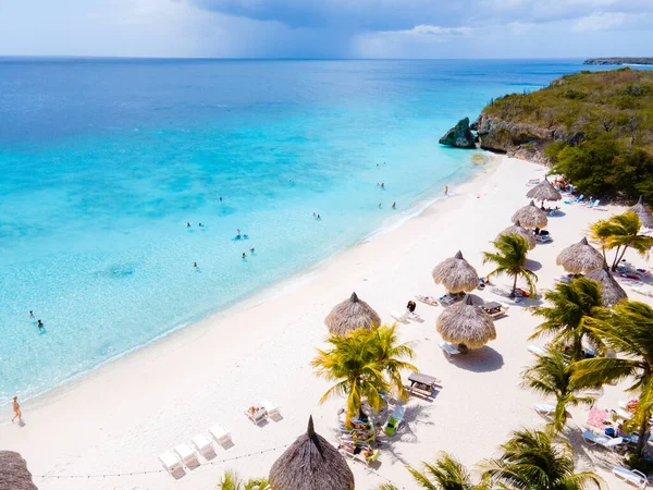 Cas Abao Beach Playa Cas Abao Isola Caraibica Curacao Playa — Foto Stock