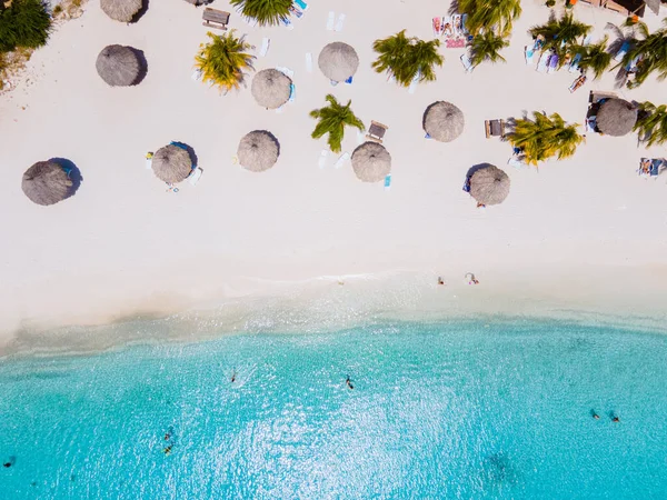 Пляж Кас Абао Плайя Кас Абао Карибський Острів Куракао Плайя — стокове фото
