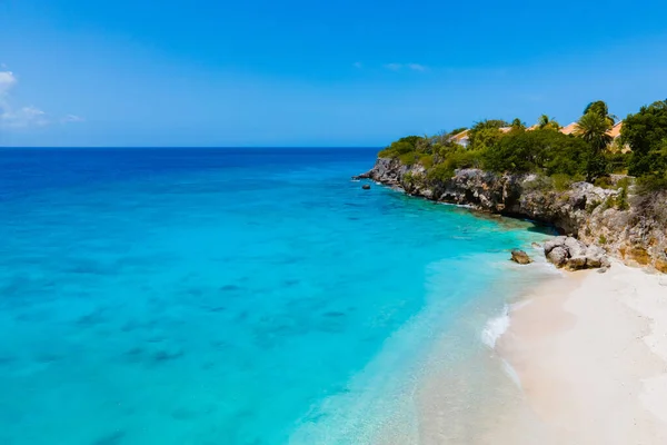 Playa Kalki Plaża Karaiby Wyspa Curacao Playa Kalki Curacao Biała — Zdjęcie stockowe