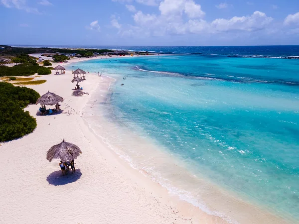 Baby Beach Aruba Island Caribbean Biała Plaża Niebieskim Turkusowym Oceanem — Zdjęcie stockowe