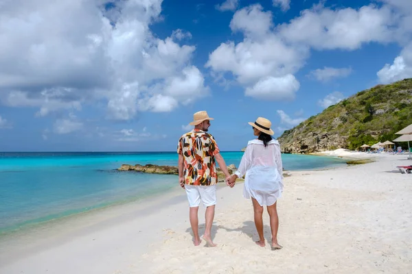Playa Porto Marie Beach Curacao Una Spiaggia Tropicale Sull Isola — Foto Stock