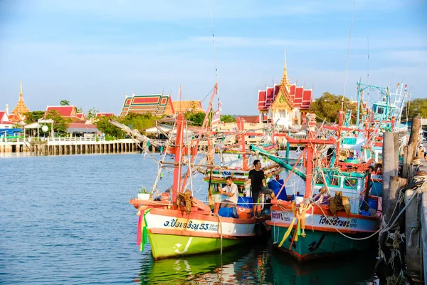 Bangsaray Pattaya Thailand May 2023 Fishing Harbor Fishing Village Bangsaray — Stock Photo, Image