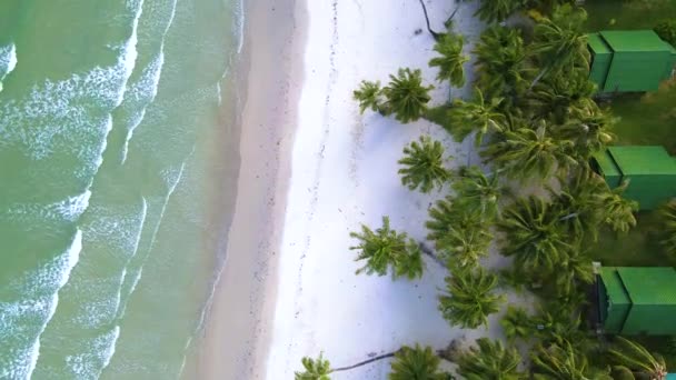Koh Kood Island Thailand Trat Bovenaanzicht Van Boven Drone Uitzicht — Stockvideo