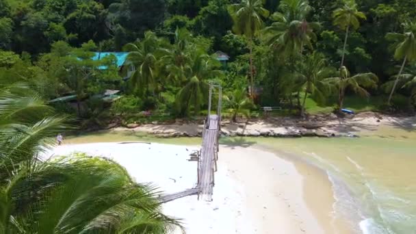 Bang Bao Beach Koh Kood Island Tajlandia Trat Tropikalna Plaża — Wideo stockowe