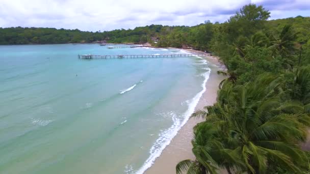 Bang Bao Beach Koh Kood Island Таїланд Трат Тропічний Пляж — стокове відео