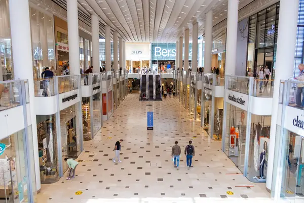 Utrecht Holanda Maio 2020 Shopping Center Hoog Catharijne Dia Fim — Fotografia de Stock