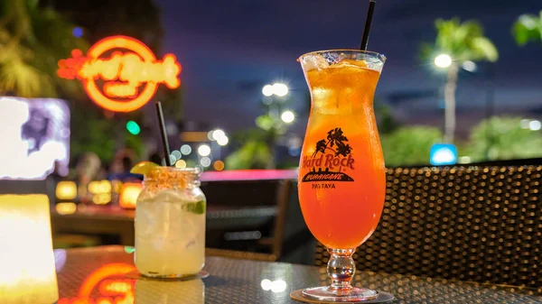 Pattaya Thailanda Noiembrie 2023 Hard Rock Cafenea Hotel Drumul Plajă — Fotografie, imagine de stoc
