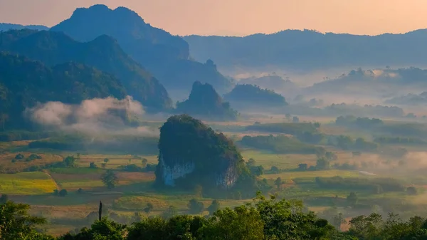 Phu Langka Mountains Northern Thailand Mountain View Phu Langka National — стоковое фото