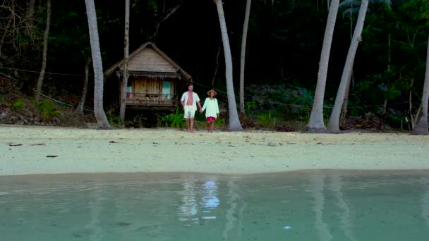 Koh Wai Island Trat Thailand Ist Eine Dünne Tropische Insel — Stockvideo