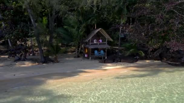 Koh Wai Island Trat Tailândia Uma Ilha Tropical Tinny Perto — Vídeo de Stock