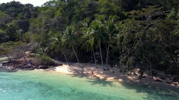 Koh Wai Island Trat Thailandia Isola Tropicale Tinny Vicino Koh — Video Stock