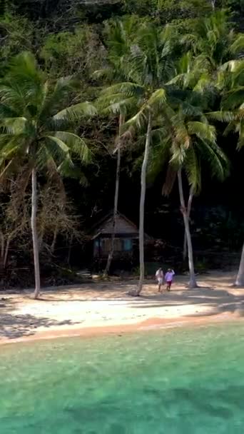 Koh Wai Island Trat Thajsko Poblíž Koh Changu Dřevěný Bambusový — Stock video