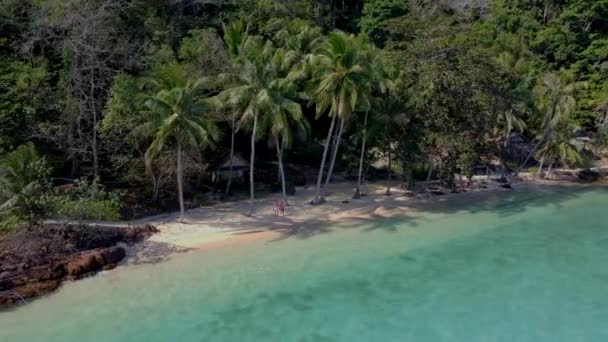 Koh Wai Island Trat Thajsko Plechový Tropický Ostrov Poblíž Koh — Stock video