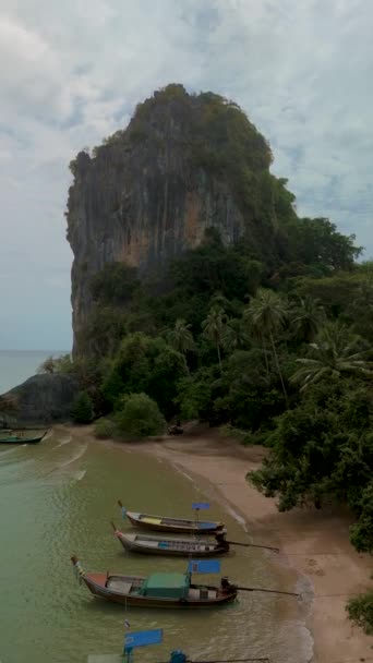 Spiaggia Tranquilla Con Acqua Cristallina Koh Libong Island Provincia Trang — Video Stock
