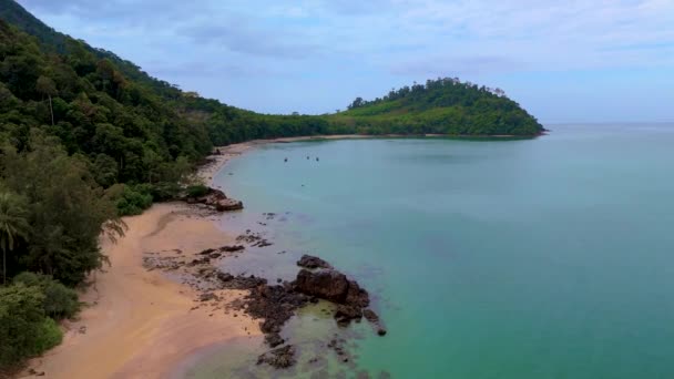 Koh Libong Island Trang Provincia Tailandia Mar Andamán Isla Tropical — Vídeo de stock