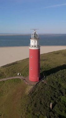 Teksas deniz feneri Hollanda 'da bir yaz günü 