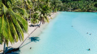 Kristal berrak sular Koh Kood 'un kumlu kıyılarını kucaklayarak, ziyaretçileri sallanan palmiyeler altında dinlenmeye davet ediyor. İnsanlar bu tropik cennette yüzmekten ve güneşlenmekten keyif alırken sükunet hüküm sürüyor..