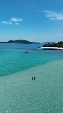 Tayland 'daki büyüleyici turkuaz suları ve Koh Mak ve Koh Kham Adası' nın canlı manzarasını keşfedin..