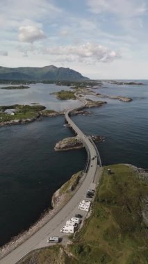 Norveç 'teki Atlantik Yolu' nun hayret verici manzarasını görün, adaları birleştiren bir mühendislik harikası..