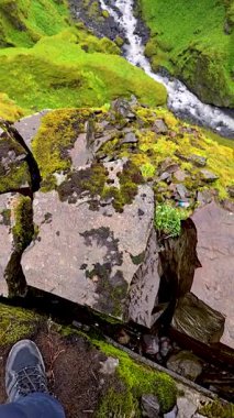 Mulagljufur Canyon Icelands rugged terrain where vibrant moss covers ancient rocks, offering an unforgettable view of natures serenity. Perfect for nature lovers.