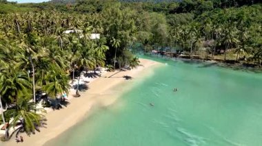 Explore Koh Kood, Thailands hidden gem, with stunning sandy beaches, lush palm trees, and serene turquoise waters. Perfect for relaxation and adventure seekers alike.